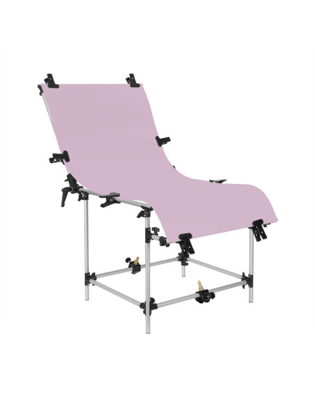 GlareOne tło PVC 60x130 cm - jasny róż