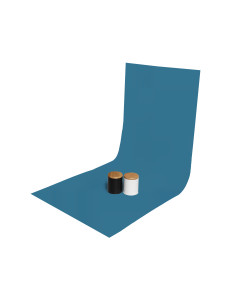 GlareOne PVC Background 60x130 cm - teal
