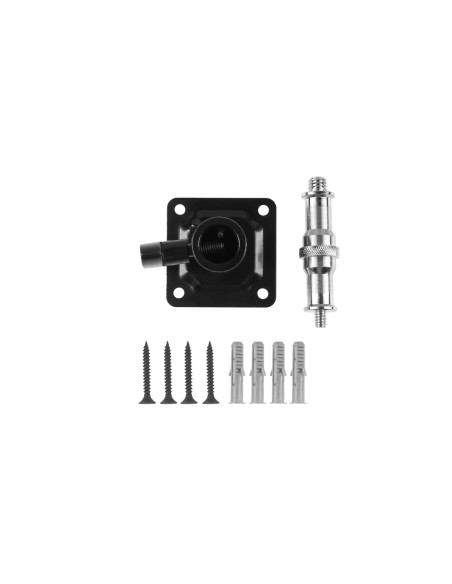 GlareOne Wall Plate  with 1/4" and 3/8" male thread pin