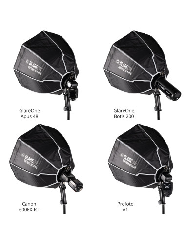 GlareOne Softbox Octa 50 cm - softbox do lamp...