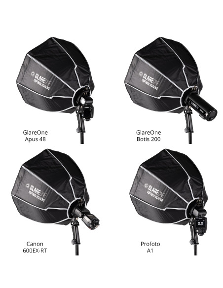 GlareOne Softbox Octa 50 cm for Speedlite