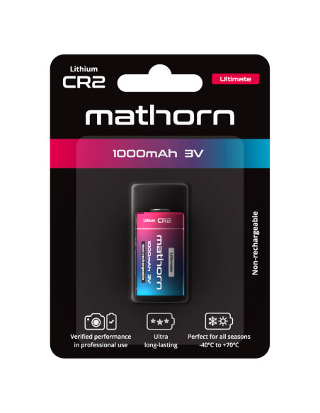 Bateria litowa Mathorn Ultimate CR2 1000mAh Lithium