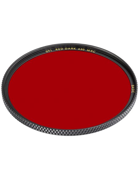 Filtr czerwony ciemny B+W Basic 091 Red Dark 630 MRC 1102708 105mm