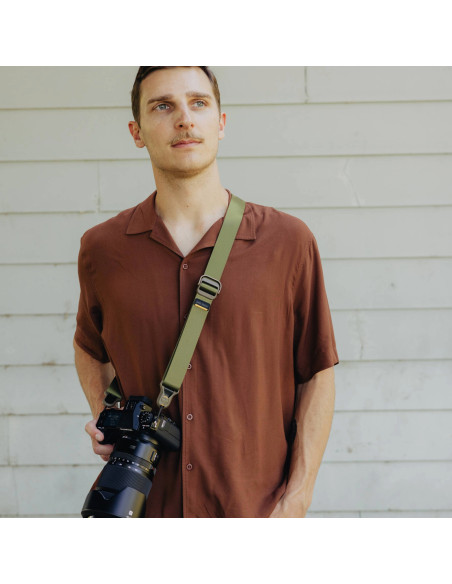 Pasek na szyję lub ramię SLIDE LITE Kelp v3 - oliwkowy