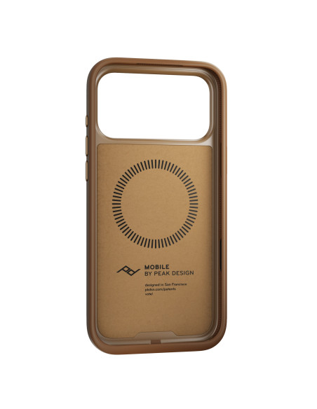Peak Design Mobile Everyday Clarino Loop Case iPhone 17 Pro Max Tan