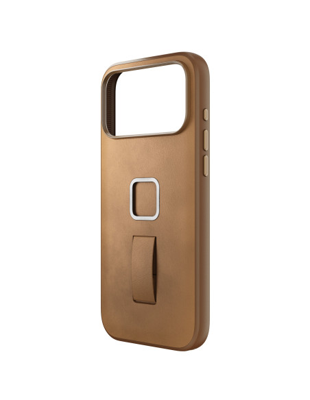 Peak Design Mobile Everyday Clarino Loop Case iPhone 17 Pro Max Tan - brązowy