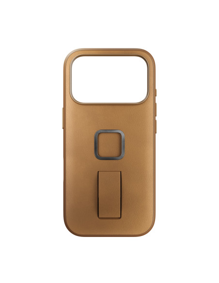 Peak Design Mobile Everyday Clarino Loop Case iPhone 17 Pro Tan - brązowy