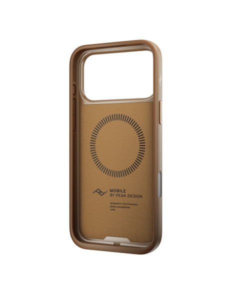 Peak Design Mobile Everyday Clarino Case iPhone 17 Pro Max Tan - brązowy