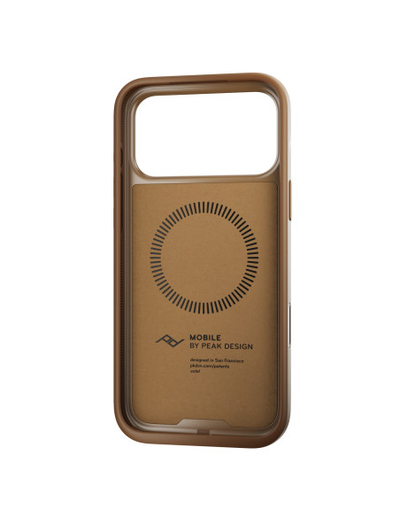 Peak Design Mobile Everyday Clarino Case iPhone 17 Pro Max Tan