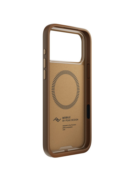 Peak Design Mobile Everyday Clarino Case iPhone 17 Pro Max Tan - brązowy
