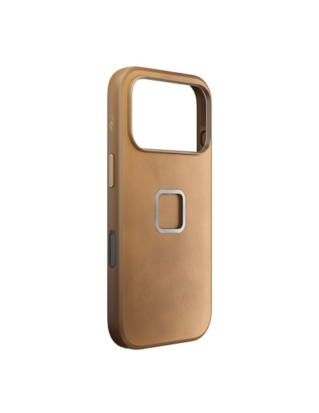 Peak Design Mobile Everyday Clarino Case iPhone 17 Pro Tan - brązowy