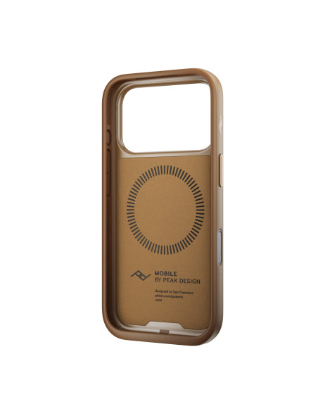 Peak Design Mobile Everyday Clarino Case iPhone 17 Pro Tan