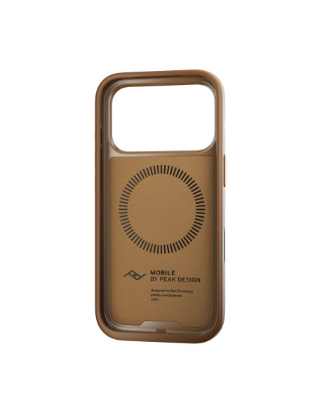 Peak Design Mobile Everyday Clarino Case iPhone 17 Pro Tan