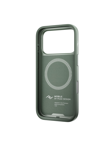 Peak Design Mobile Etui Everyday Case Fabric iPhone 17 Pro Sage  - szarozielony