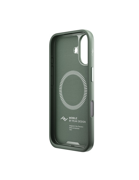 Peak Design Mobile Etui Everyday Case Fabric iPhone 17 Sage - szarozielony