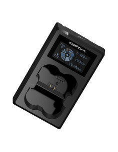 Mathorn dual charger MBC-D151 USB-C for Panasonic DMW-BLC12
