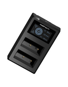 Ładowarka dwukanałowa Mathorn MBC-D105 USB-C do Canon LP-E12