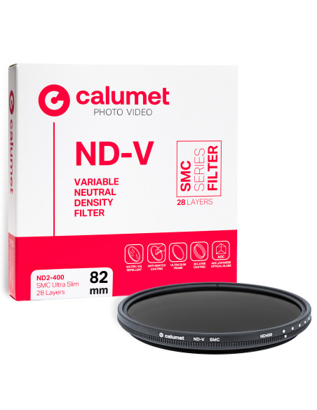 Calumet Filtr Variable ND2-400 SMC 82 mm Ultra Slim 28 Layers