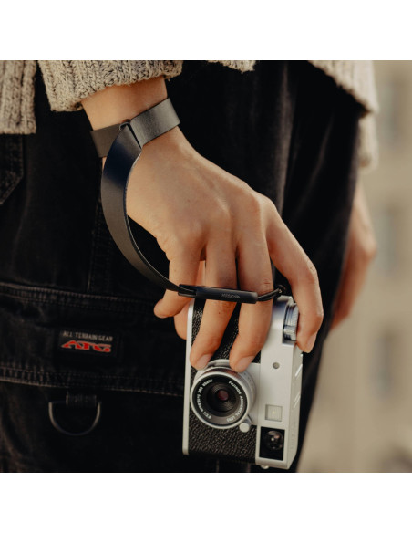 Pasek Na Nadgarstek Peak Design Cuff Leather Black - czarny