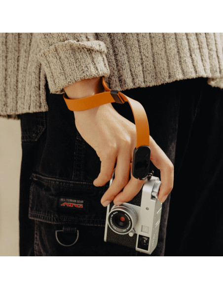 Pasek Na Nadgarstek Peak Design Cuff Leather Amber - bursztynowy