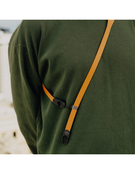 Pasek Peak Design Form Leather Camera Strap Long Amber - bursztynowy