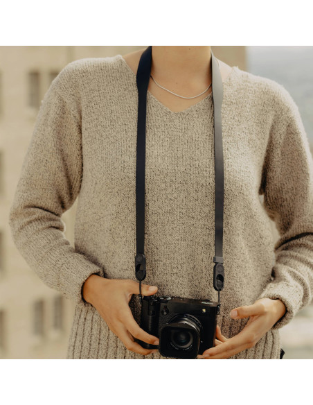 Pasek Peak Design Form Leather Camera Strap Standard Black - czarny