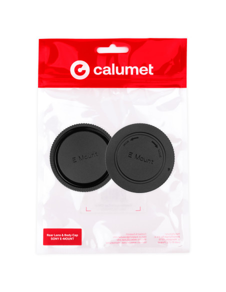 Calumet Rear Lens & Body Cap Kit - Sony E Mount