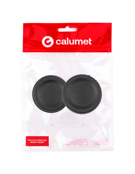 Calumet Rear Lens & Body Cap Kit - Nikon F Mount