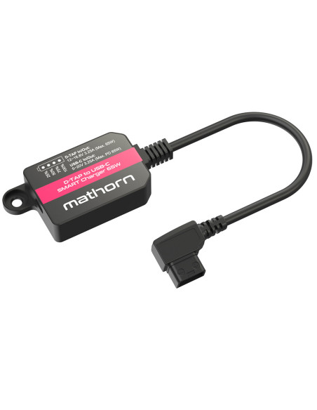 Ładowarka Adapter Dwukierunkowy Mathorn MBC-SDT65PD D-TAP USB-C 65W z funkcjami Smart
