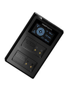 Mathorn Dual Battery Charger MBC-D151 USB-C for Panasonic...
