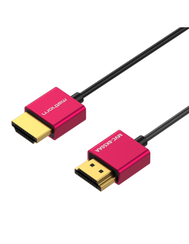 Mathorn Ultra Slim 2.5mm HDMI to HDMI Cable 2.1...