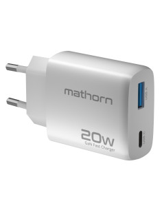 Mathorn USB Wall Charger 20W GaN C1A1 PD3.0 QC4.0 EU...