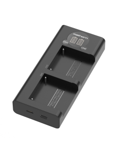 Mathorn Dual Battery Charger MBC-D700 USB-C for Sony NP-F...