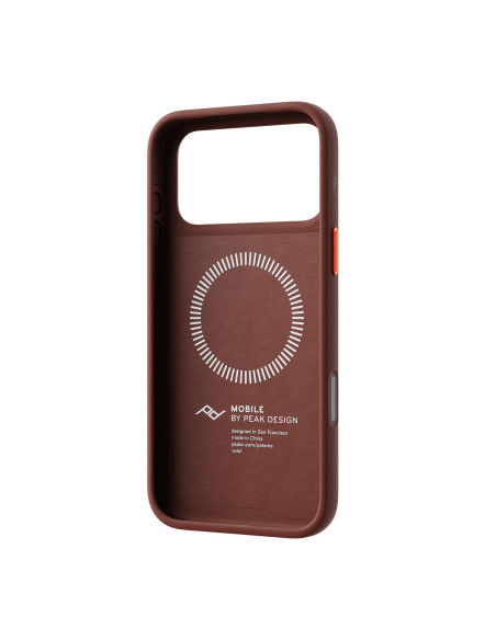 Peak Design Mobile Everyday Loop Case Slimlink iPhone 18 Pro Max Redwoood Clarino