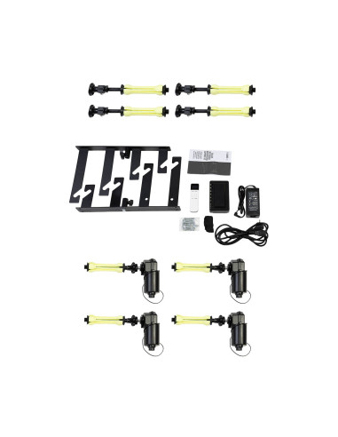 GlareOne 4-Roller Motorised Background Support Kit