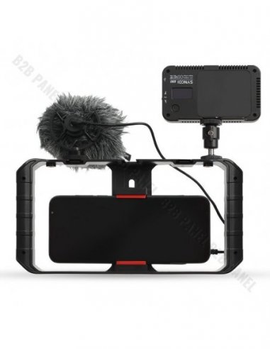 Synco Vlogger Kit 1 zestaw mikrofon M1S, lampa...