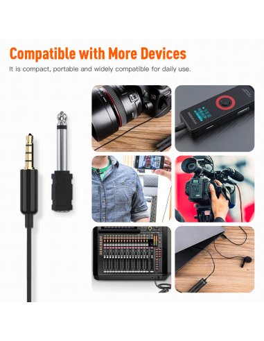 Synco S6P mikrofon krawatowy - DJI, USB-C,...