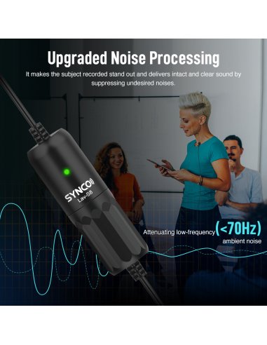 Synco S8 lavalier microphone - mini-jack 3,5 mm