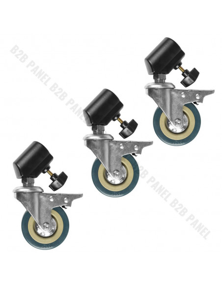 GlareOne Casters For Light Stands 16-22 mm