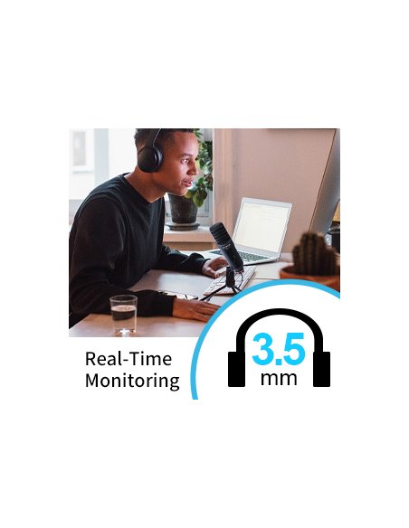 Synco V1 mikrofon USB z odsłuchem - pojemnościowy