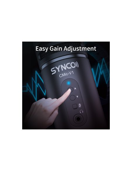 Synco V1 USB Microphone with Monitor - Condenser