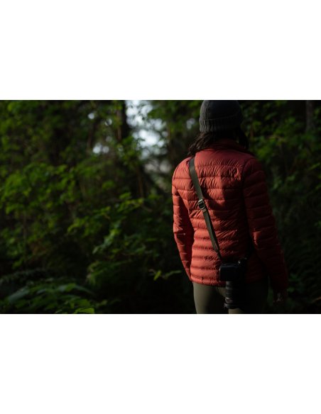 Pasek na szyję lub ramię SLIDE LITE SAGE v3 szarozielony do lekkich aparatów