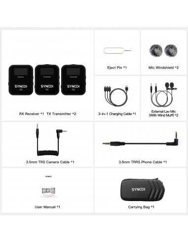 Synco G2 A2 bezprzewodowy system mikrofonowy z...