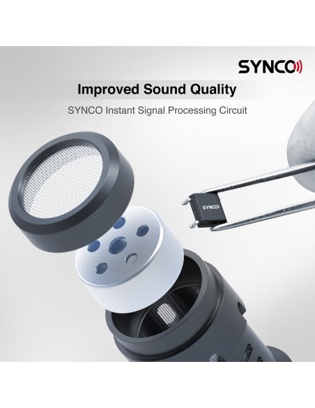 Synco U1P mikrofon kardioidalny do smartfonów - tabletów - złącze TRRS 3.5mm