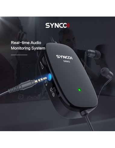 Synco S6M2 lavelier microphone with monitor and...