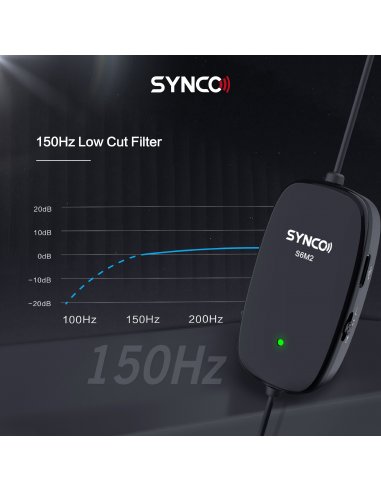 Synco S6M2 lavelier microphone with monitor and...