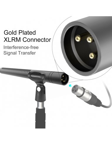 Synco D2 Hypercardioid XLR Shotgun Mic