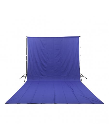 GlareOne Blue Screen - niebieskie tło materiałowe 3x6