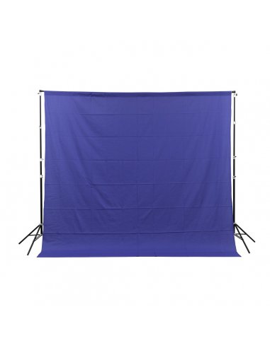 GlareOne blue fabric backdrop 3x3 m