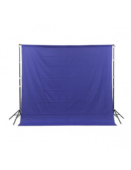 GlareOne blue fabric backdrop 3x3 m